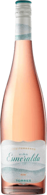 9,95 € Envío gratis | Vino Rosado Torres Viña Esmeralda Joven D.O. Catalunya Cataluña España Garnacha 75 cl