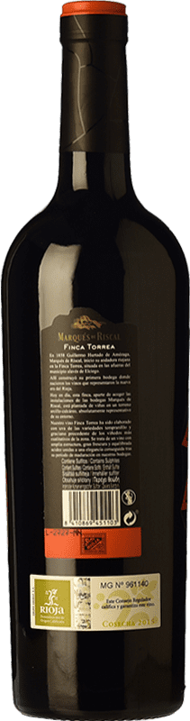28,95 € Free Shipping | Red wine Marqués de Riscal Finca Torrea D.O.Ca. Rioja The Rioja Spain Tempranillo, Graciano Bottle 75 cl