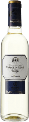 6,95 € Бесплатная доставка | Белое вино Marqués de Riscal Молодой D.O. Rueda Кастилия-Леон Испания Verdejo Половина бутылки 37 cl