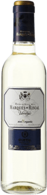 8,95 € Бесплатная доставка | Белое вино Marqués de Riscal молодое D.O. Rueda Кастилия-Леон Испания Verdejo — Вердехо Полубутылка 37 cl
