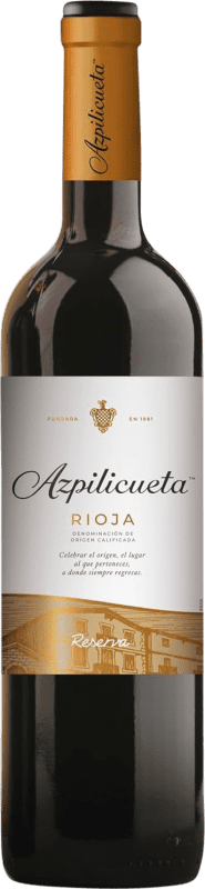 14,95 € Free Shipping | Red wine Campo Viejo Azpilicueta Reserva D.O.Ca. Rioja The Rioja Spain Tempranillo, Graciano, Mazuelo, Carignan Bottle 75 cl