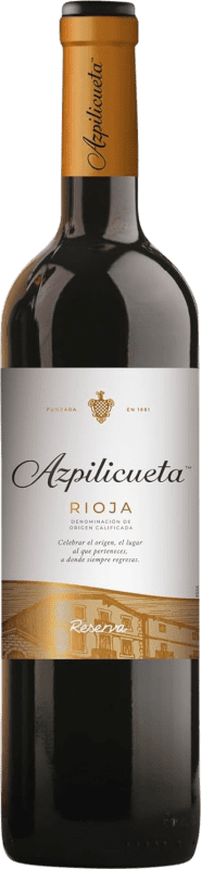 15,95 € 送料無料 | 赤ワイン Campo Viejo Azpilicueta レセルバ D.O.Ca. Rioja ラ・リオハ スペイン Tempranillo — テンプラニーリョ, Graciano — グラシアーノ, Mazuelo — マスエロ, Cariñena — カリニャン 75 cl