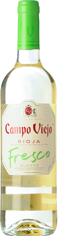 6,95 € Spedizione Gratuita | Vino Bianco Campo Viejo Giovane D.O.Ca. Rioja La Rioja Spagna Macabeo 75 cl