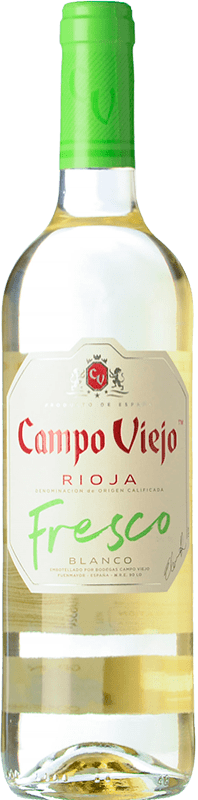 6,95 € Free Shipping | White wine Campo Viejo Young D.O.Ca. Rioja The Rioja Spain Macabeo Bottle 75 cl
