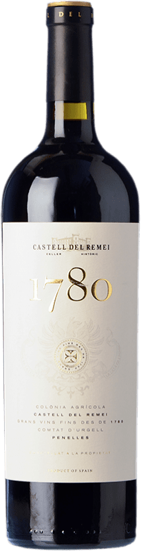 31,95 € Envio grátis | Vinho Tinto Castell del Remei N.1780 Reserva D.O. Costers del Segre Catalunha Espanha Tempranillo, Garnacha — Grenache, Cabernet Sauvignon 75 cl