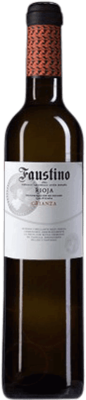 4,95 € 送料無料 | 赤ワイン Faustino 高齢者 D.O.Ca. Rioja ラ・リオハ スペイン Tempranillo ボトル Medium 50 cl