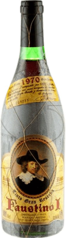 283,95 € 免费送货 | 红酒 Faustino I 大储备 1970 D.O.Ca. Rioja 拉里奥哈 西班牙 Tempranillo, Graciano, Mazuelo, Carignan 瓶子 75 cl