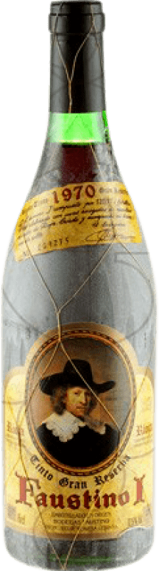296,95 € Kostenloser Versand | Rotwein Faustino I Große Reserve — Lange Reifung 1970 D.O.Ca. Rioja La Rioja Spanien Tempranillo, Graciano, Mazuelo, Cariñena — Carignan Flasche 75 cl