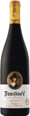 7,95 € Free Shipping | Red wine Faustino V Negre Reserva D.O.Ca. Rioja The Rioja Spain Tempranillo, Mazuelo, Carignan Half Bottle 37 cl