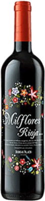 7,95 € Бесплатная доставка | Красное вино Palacio Mil Flores Молодой D.O.Ca. Rioja Ла-Риоха Испания Tempranillo бутылка 75 cl