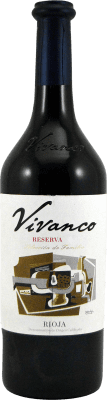 12,95 € Free Shipping | Red wine Vivanco Dinastía Reserva D.O.Ca. Rioja The Rioja Spain Tempranillo, Graciano Bottle 75 cl