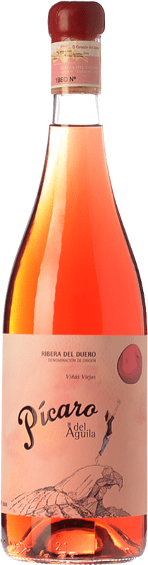 57,95 € 免费送货 | 桃红葡萄酒 Dominio del Águila Pícaro 岁 D.O. Ribera del Duero 卡斯蒂利亚莱昂 西班牙 Tempranillo, Grenache, Bobal Eco 生态 有机 天然 瓶子 75 cl