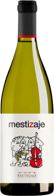 13,95 € Бесплатная доставка | Белое вино Mustiguillo Mestizaje D.O.P. Vino de Pago El Terrerazo Levante Испания Malvasía, Viognier, Merseguera бутылка 75 cl