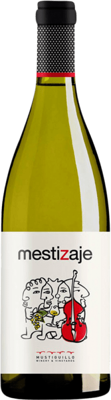 12,95 € Free Shipping | White wine Mustiguillo Mestizaje Young Levante Spain Malvasía, Viognier, Merseguera Bottle 75 cl