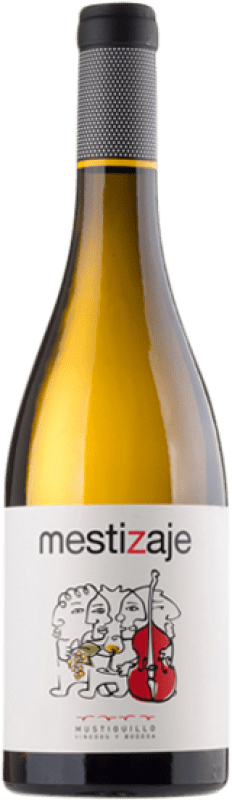 12,95 € Envoi gratuit | Vin Blanc Mustiguillo Mestizaje D.O.P. Vino de Pago El Terrerazo Levante Espagne Malvasía — Malvoisie, Viognier, Merseguera Bouteille 75 cl