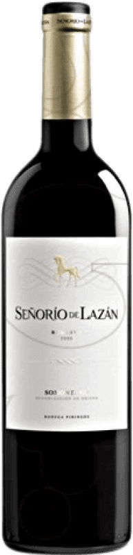 21,95 € Envoi gratuit | Vin rouge Pirineos Señorío de Lazán Réserve D.O. Somontano Aragon Espagne Tempranillo, Cabernet Sauvignon, Moristel Bouteille Magnum 1,5 L