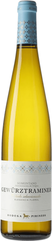 11,95 € Free Shipping | White wine Pirineos Joven D.O. Somontano Aragon Spain Gewürztraminer Bottle 75 cl