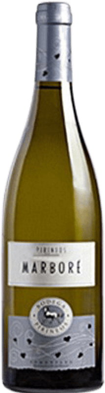 17,95 € Kostenloser Versand | Weißwein Pirineos Marbore Alterung D.O. Somontano Aragón Spanien Flasche 75 cl