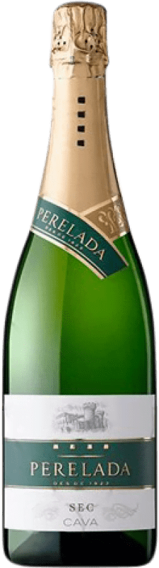 9,95 € Spedizione Gratuita | Spumante Bianco Perelada & Chivite Seco — Secco D.O. Cava Catalogna Spagna Macabeo, Xarel·lo, Parellada Bottiglia 75 cl