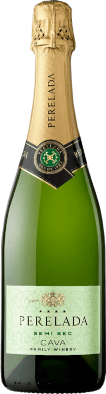 9,95 € Spedizione Gratuita | Spumante Bianco Perelada & Chivite Semiseco — Semisecco D.O. Cava Catalogna Spagna Macabeo, Xarel·lo, Parellada Bottiglia 75 cl