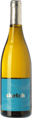 51,95 € Free Shipping | White wine Raúl Pérez Sketch Crianza Castilla y León Spain Albariño Bottle 75 cl