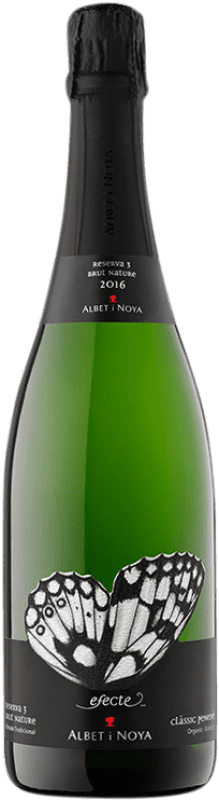22,95 € Free Shipping | White Sparkling Wine Albet i Noya Efecte Brut Nature Reserve — Aged D.O. Penedès Catalonia Spain Macabeo, Xarel·lo, Chardonnay, Parellada Bottle 75 cl