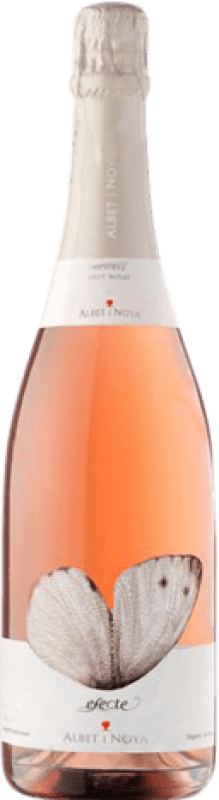 21,95 € Envío gratis | Espumoso Rosado Albet i Noya Efecte Brut Joven D.O. Penedès Cataluña España Pinot Negro Botella 75 cl
