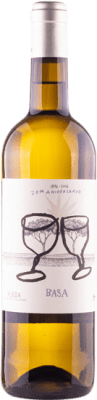 9,95 € 免费送货 | 白酒 Telmo Rodríguez Basa 年轻的 D.O. Rueda 卡斯蒂利亚莱昂 西班牙 Viura, Verdejo, Sauvignon White 瓶子 75 cl
