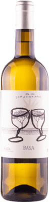 9,95 € Spedizione Gratuita | Vino bianco Telmo Rodríguez Basa Giovane D.O. Rueda Castilla y León Spagna Viura, Verdejo, Sauvignon Bianca Bottiglia 75 cl