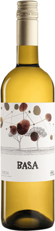 9,95 € Envío gratis | Vino Blanco Telmo Rodríguez Basa Joven D.O. Rueda Castilla y León España Viura, Verdejo, Sauvignon 75 cl