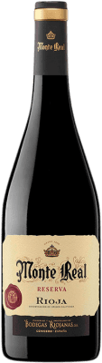 11,95 € Spedizione Gratuita | Vino rosso Bodegas Riojanas Monte Real Riserva D.O.Ca. Rioja La Rioja Spagna Tempranillo, Graciano, Mazuelo, Carignan Bottiglia 75 cl