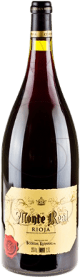 19,95 € Envio grátis | Vinho tinto Bodegas Riojanas Monte Real Reserva D.O.Ca. Rioja La Rioja Espanha Tempranillo, Graciano, Mazuelo, Carignan Garrafa Magnum 1,5 L