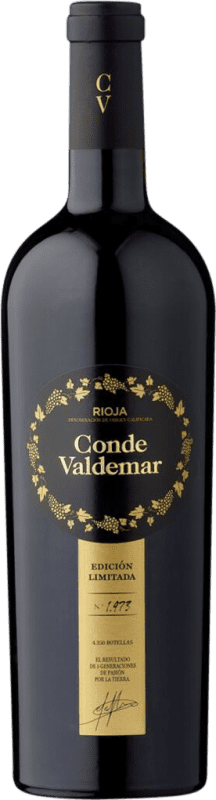 29,95 € Бесплатная доставка | Красное вино Valdemar Conde de Valdemar Edición Limitada D.O.Ca. Rioja Ла-Риоха Испания Tempranillo, Graciano, Maturana Tinta бутылка 75 cl