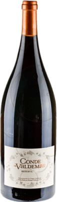 31,95 € Бесплатная доставка | Красное вино Valdemar Conde de Valdemar Резерв D.O.Ca. Rioja Ла-Риоха Испания Tempranillo, Grenache, Mazuelo, Carignan бутылка Магнум 1,5 L