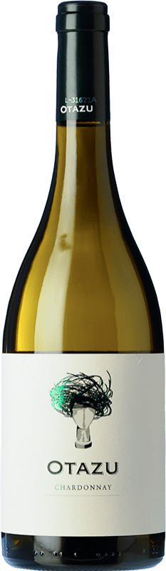14,95 € Spedizione Gratuita | Vino Bianco Señorío de Otazu Palacio de Otazu Crianza — Invecchiato in Botte D.O. Navarra Navarra Spagna Chardonnay 75 cl