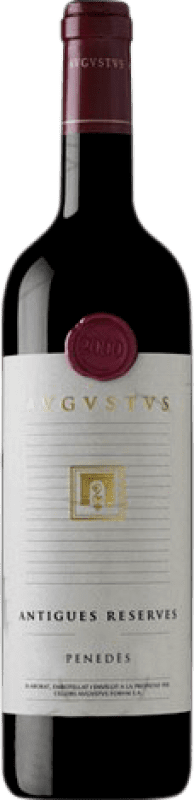 24,95 € Бесплатная доставка | Красное вино Augustus Antigues Reserves Резерв D.O. Penedès Каталония Испания Merlot, Cabernet Sauvignon, Cabernet Franc бутылка 75 cl