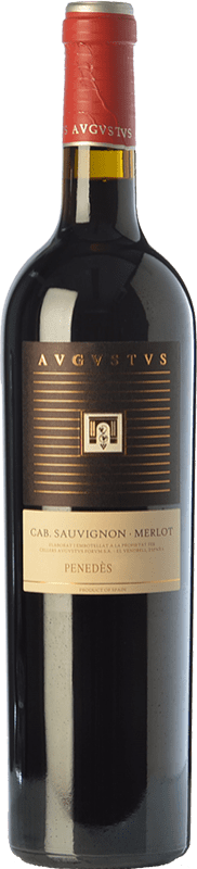 14,95 € Envio grátis | Vinho Tinto Augustus Forum Crianza D.O. Penedès Catalunha Espanha Merlot, Cabernet Sauvignon 75 cl