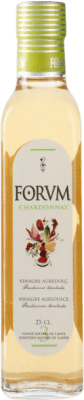 7,95 € Бесплатная доставка | Уксус Augustus Forum Испания Chardonnay Маленькая бутылка 25 cl