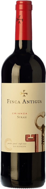 9,95 € Kostenloser Versand | Rotwein Finca Antigua Crianza — Kurze Fassreifung D.O. La Mancha Castilla la Mancha y Madrid Spanien Syrah Flasche 75 cl