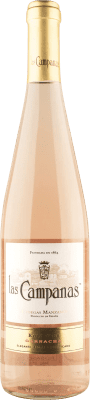 6,95 € Бесплатная доставка | Розовое вино Vinícola Navarra Las Campanas молодое D.O. Navarra Наварра Испания Garnacha — Гренаш Бутылка 75 cl