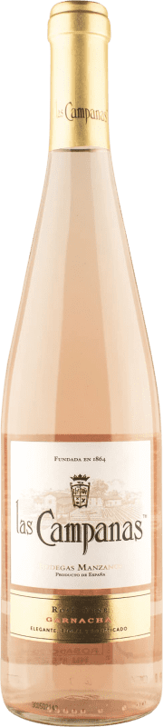 6,95 € Kostenloser Versand | Roséwein Vinícola Navarra Las Campanas Jung D.O. Navarra Navarra Spanien Garnacha — Grenache Flasche 75 cl
