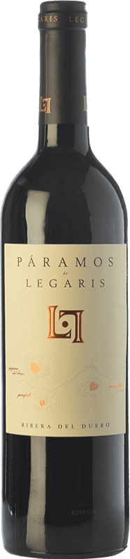 23,95 € 免费送货 | 红酒 Legaris Páramos D.O. Ribera del Duero 卡斯蒂利亚莱昂 西班牙 Tempranillo 瓶子 75 cl