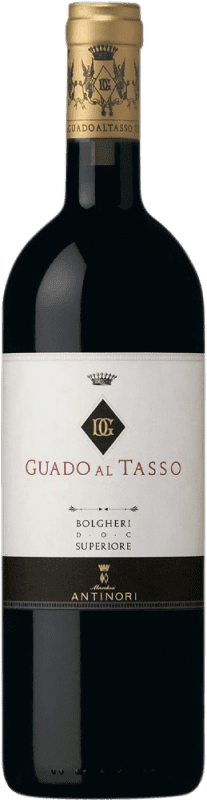 156,95 € Бесплатная доставка | Красное вино Guado al Tasso Antinori D.O.C. Italy Тоскана Италия Merlot, Cabernet Sauvignon, Cabernet Franc бутылка 75 cl