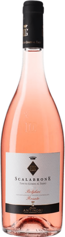 18,95 € Бесплатная доставка | Розовое вино Guado al Tasso Scalabrone Молодой D.O.C. Italy Тоскана Италия Merlot, Syrah, Cabernet Sauvignon бутылка 75 cl