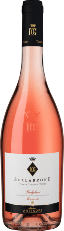 18,95 € Spedizione Gratuita | Vino Rosato Guado al Tasso Scalabrone Giovane D.O.C. Italia Toscana Italia Merlot, Syrah, Cabernet Sauvignon Bottiglia 75 cl