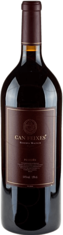 48,95 € Kostenloser Versand | Rotwein Huguet de Can Feixes Crianza — Kurze Fassreifung D.O. Penedès Katalonien Spanien Tempranillo, Merlot, Cabernet Sauvignon, Petit Verdot Magnumflasche 1,5 L