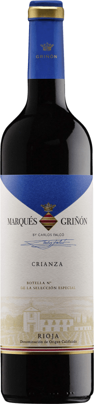 7,95 € 免费送货 | 红酒 Marqués de Griñón 岁 D.O.Ca. Rioja 拉里奥哈 西班牙 Tempranillo 瓶子 75 cl