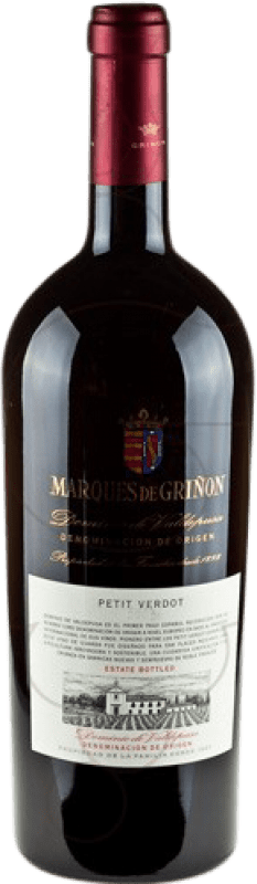 63,95 € Envío gratis | Vino tinto Marqués de Griñón D.O.P. Vino de Pago Dominio de Valdepusa Castilla la Mancha y Madrid España Petit Verdot Botella Magnum 1,5 L