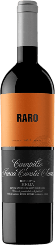 53,95 € 免费送货 | 红酒 Campillo Raro 预订 D.O.Ca. Rioja 拉里奥哈 西班牙 Tempranillo 瓶子 75 cl