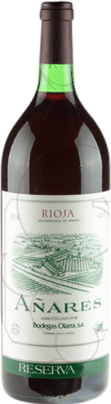 63,95 € Kostenloser Versand | Rotwein Olarra Añares Große Reserve 1982 D.O.Ca. Rioja La Rioja Spanien Magnum-Flasche 1,5 L